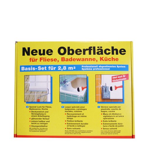 Pufas Neue Oberfläche Set 2,8qm für Fliese, Badewanne, Emaillie, Küchenfronten Pufas Neue Oberfläche Set 2,8qm für Fliese, Badewanne, Emaillie, Küchenfronten von PUFAS