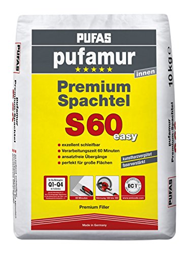 Pufas Pufamur Premium Spachtel S60 easy Trockenbauspachtel 10kg von PUFAS
