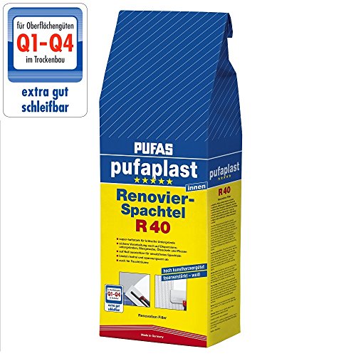 Pufas pufaplast Renovier - Spachtel R 40-5 kg extra gut schleifbar von PUFAS