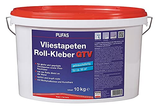 Pufas Roll-Kleber für Vliestapeten gebrauchsfertig 10,000 L von PUFAS