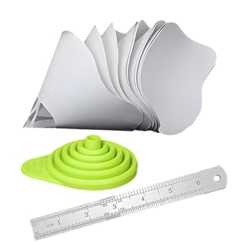 Lackfilter Set Einschließlich Silikontrichter Und Metalllineer Für Die Reparatur Der Automobilkörper Und 3D Druckerharzfiltration Lackfilter Set Einschließlich Silikontrichter Und Metalllineer Für Die Reparatur Der Automobilkörper Und 3D Druckerharzfiltration von PUGEOAMN