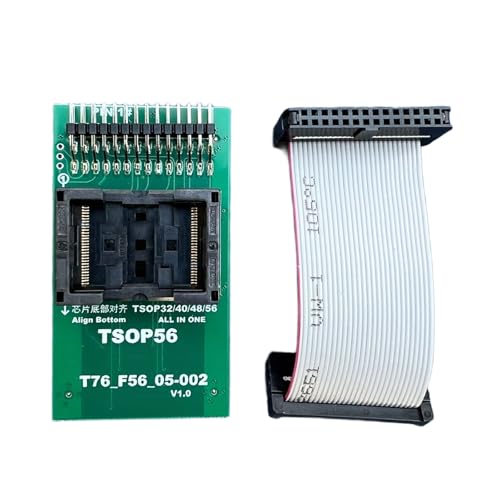 Multifunktional TSOP32/40/48/56 Adapterersatz Für T76 Programmierer Umfasst 28 Pin Kabel Für Die Chipprogrammierung von PUGEOAMN