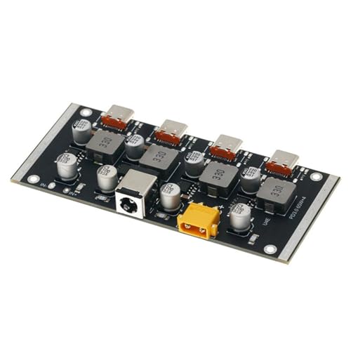 PUGEOAMN 4 Wege 65W Schnelles Lademodul Ladevorschriften 4 Wege Typ C Schnittstellen 65W USB Ladekonverter Board von PUGEOAMN