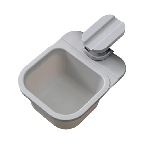 PUGEOAMN Multifunktionaler Desktop Rotierender Mülleimer Mit Platz Sparter Clip Oder Klebstoffdesign Für Büro Und Heimnutzung von PUGEOAMN