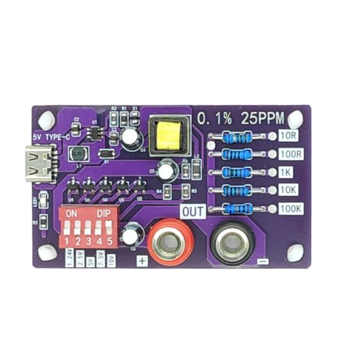 PUGEOAMN Multimeter Kalibrierungsscheibe 1.24 V/2 5 V/7 5 V/5 V/10V 5 Kanalspannungen Widerstandsreferenzwiderstandsmodul Für Computer von PUGEOAMN