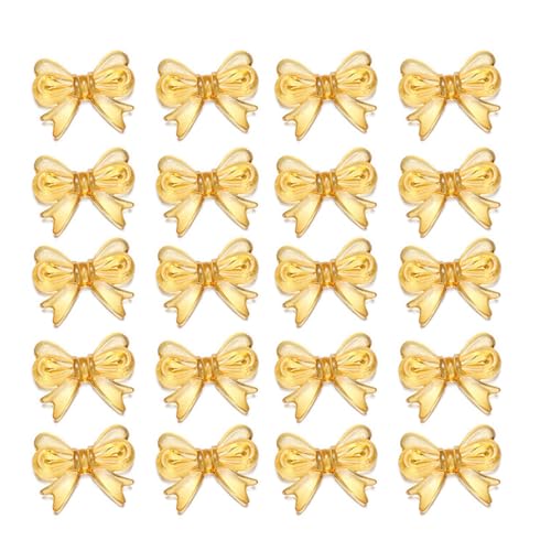 Packung Mit 20 Mehrzweck Acrylperlen Bowknot Schmuck Perlen Für Innovative Schmuckkreation Und Wohndekorationen von PUGEOAMN