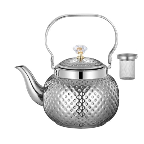 Runde Teas Töpfe Flecken Stähle Teekannen Mit Infuser Wasser Kochende Kessel Kurzspouts Über Kaffeekosteln Gießen Runde Teas Töpfe Flecken Stähle Teekannen Mit Infuser Wasser Kochende Kessel Kurzspouts Über Kaffeekosteln Gießen von PUGEOAMN