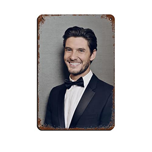 Schauspieler Ben Barnes 10 Blechschild Vintage Metall Pub Club Cafe Bar Home Wandkunst Dekoration Poster Retro 20 x 30 cm von PUGOIL