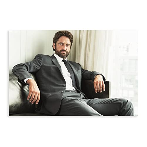 Schauspieler Gerard Butler 4 Leinwand-Poster, Schlafzimmer, Dekoration, Sport, Landschaft, Büro, Raumdekoration, Geschenkrahmen: 30 x 45 cm von PUGOIL