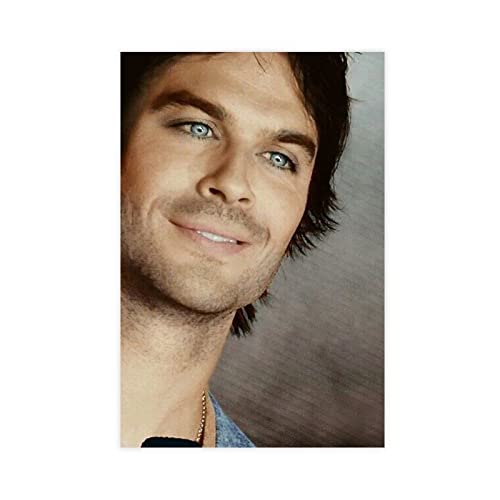 Schauspieler Ian Somerhalder 14 Leinwand-Poster, Wandkunst, Dekoration, Bild für Wohnzimmer, Schlafzimmer, Dekoration, Rahmen: 30 x 45 cm von PUGOIL