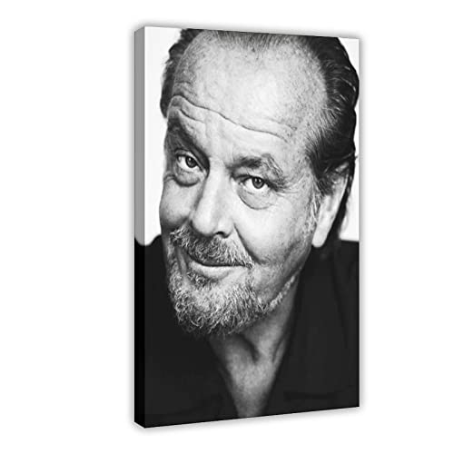 Schauspieler Jack Nicholson 6 Leinwandposter Wandkunst Dekor Bild Gemälde für Wohnzimmer Schlafzimmer Dekoration Rahmen: 50 x 75 cm von PUGOIL