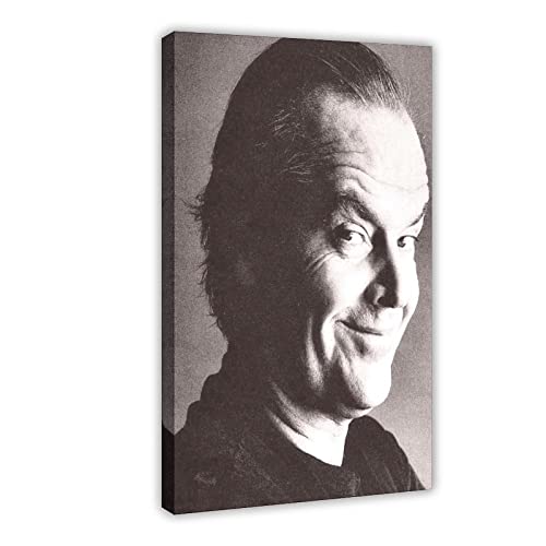 Schauspieler Jack Nicholson 9 Leinwandposter Wandkunst Dekor Bild Gemälde für Wohnzimmer Schlafzimmer Dekoration Rahmen: 60 x 90 cm von PUGOIL