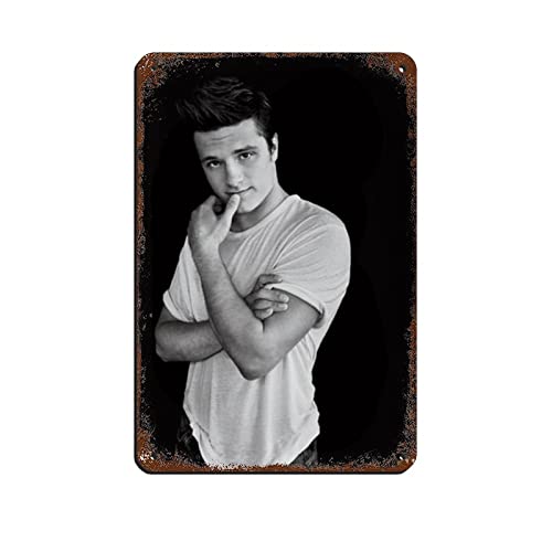 Schauspieler Josh Hutcherson 4 Blechschild Vintage Metall Pub Club Cafe Bar Home Wandkunst Dekoration Poster Retro 20 x 30 cm von PUGOIL