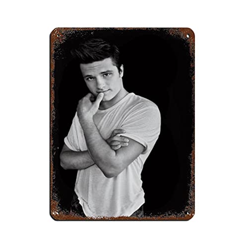 Schauspieler Josh Hutcherson 4 Retro-Poster Metall Blechschild Chic Art Retro Eisen Malerei Bar Menschen Höhle Cafe Familie Garage Poster Wanddekoration 30 x 40 cm von PUGOIL