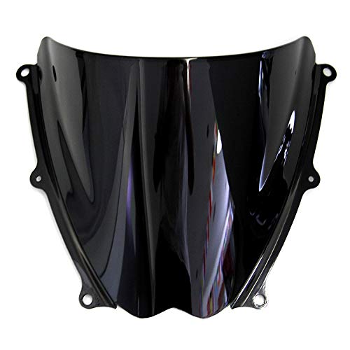 PUHE Windabweiser Motorrad Windschutzscheibe GSXR 1000 Schrauben Schrauben Schrauben Zubehör für Suzuki GSXR1000 K7 2007 2008 Windabweiser Motorrad Windschutzscheibe (Farbe: schwarz) von PUHE