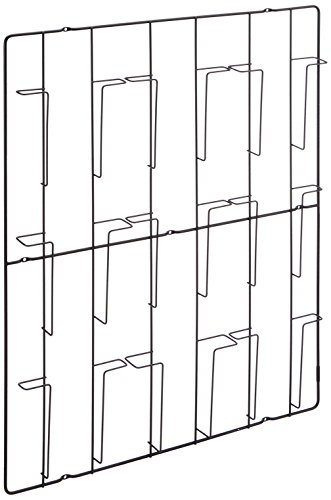 PUHLMANN Capventure - Prospektehalter, Magazine-Wandhalter, mit 9 Fächer, aus Stahl von PUHLMANN