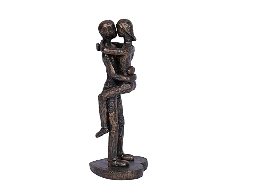 Eisen-Imitation Statue - 6. Jahrhundert Paar Bronze Kuss Figur für Jubiläen & Hochzeiten von PUHOZN