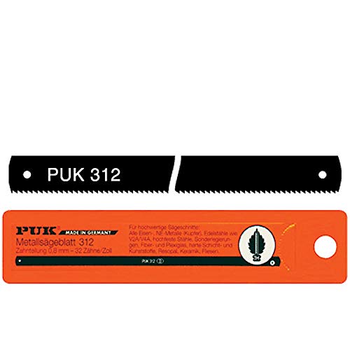 PUK 312 Sägeblätter Metall für hochwertige Sägeschnitte (12 Stück) von PUK