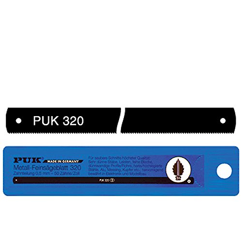 PUK 320 Sägeblätter Metall Feinsägeblatt (12 Stück) von PUK