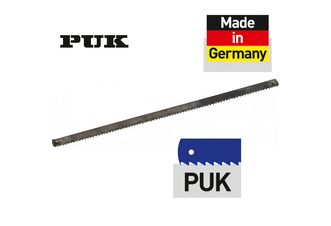 PUK Sägeblatt Metallsägeblätter PUK Sägeblätter 150 mm für Metall 12er-Pack, für hochwertige Sägeschnitte aller Metalle von PUK