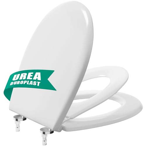 PUKANIUM Toilettendeckel Mit Absenkautomatik & Kindersitz aus Duroplast, Toilettendeckel Mit Kindersitz, All-in-One Familien Toilettensitz(O Form) von PUKANIUM