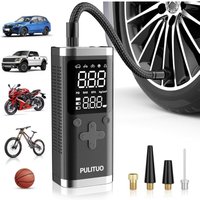 Tragbarer Luftkompressor für Autoreifen, 150 PSI kabellose Luftpumpe mit Akku und 12 V DC Doppelstromversorgung, elektrische Fahrradpumpe für Tragbarer Luftkompressor für Autoreifen, 150 PSI kabellose Luftpumpe mit Akku und 12 V DC Doppelstromversorgung, elektrische Fahrradpumpe für von PULITUO