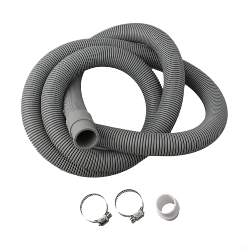 Abflussschlauch-Verlängerung, Ablaufschlauch-Verlängerung for Geschirrspüler, flexibles Verlängerungsset for den Ablaufschlauch der Waschmaschine(200CM) von PULaif