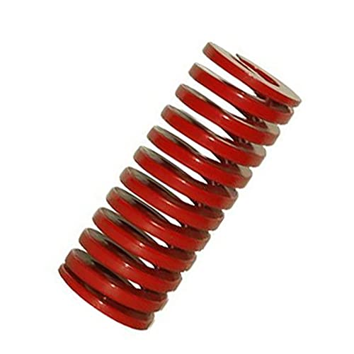 Druckfeder for Moule, Rot, Außendurchmesser 10 mm, Innendurchmesser 5 mm, Multi-Längen, 4(30mm) von PULaif