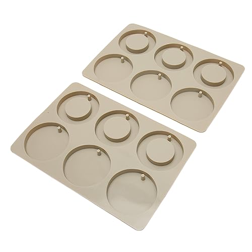 2 Stück Silikonformen 6 Kreise Ringe DIY Wachsformen für Kerzen Aromatherapie Gips Handgemachte Seife 2 Stück Silikonformen 6 Kreise Ringe DIY Wachsformen für Kerzen Aromatherapie Gips Handgemachte Seife von PUNELE