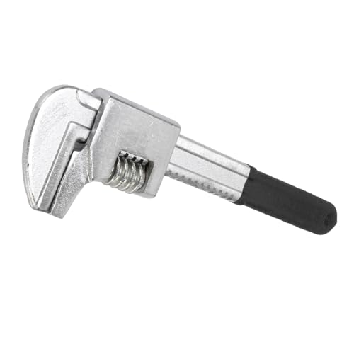 PUNELE 11in Ein Verstellbares Schraubenschlüssel mit Breiter Kiefer Schreite 90 ° Offset Design Slim Head Cr V Stahl mit 2,87 Zoll Kieferkapazität für Reparaturen des Automobilzyklus (Schwarz) von PUNELE