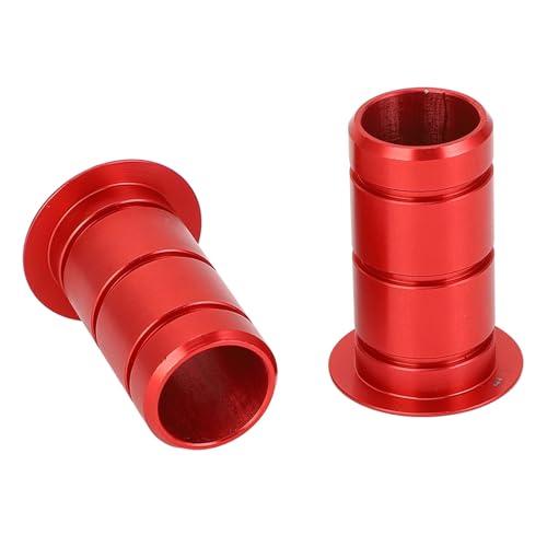 PUNELE 15 Mm Bis 12 Mm Thru-Achsenadapter-Fahrradachse-Konverter Cycling Hub-Adapter Aluminiumlegierung Wege Weast Leichter Robust für Mountain Road Bikes mit Werkzeuginstallation (Rot) von PUNELE