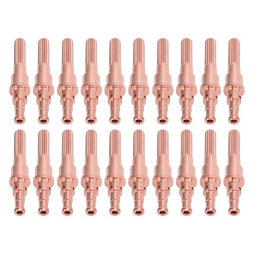 PUNELE 20 PCs 9-8232 Elektrode-Messing-Schneidfackel Ersatz für die Wärmeleitdynamik SL60 SL100 mit Wärmeabweis Einfach zu Installieren von PUNELE