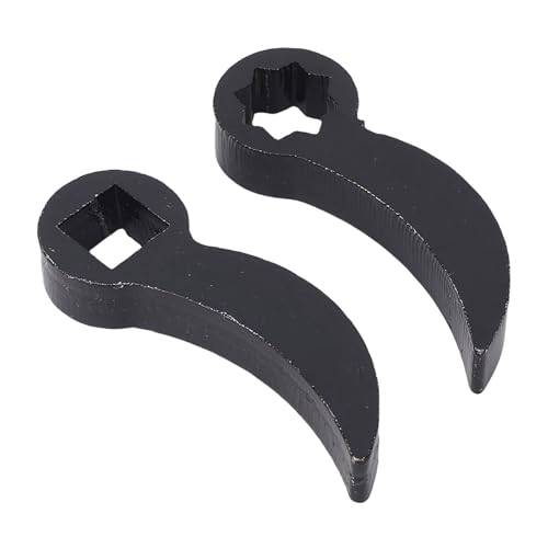 PUNELE 2PCS Pry Bar Schraubens Chl üssel Adapter Brechstange Kopf Werkzeug Halbwelle Entfernung Kit 1/2in Antrieb Einstellbar für Enge Räume mit 40Cr Legiertem Stahl von PUNELE
