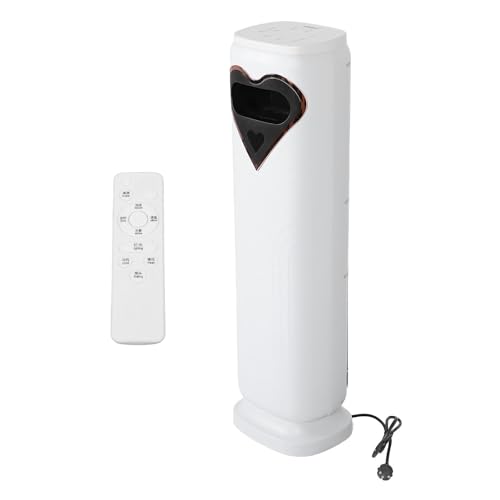 PUNELE Bladeless Tower-Lüfter mit Ruhigem Betrieb, 120 ° Oszillierende, Touch & Fernbedienung, 2000-W von PUNELE