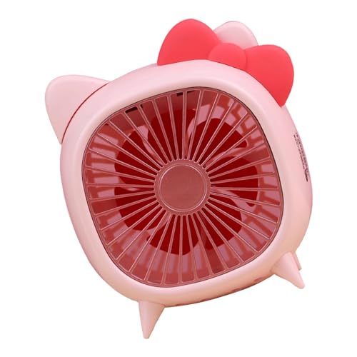 PUNELE Kompaktes Schreibtischlüfter mit Cartoon Aussehen, Leichter Tragbarer USB -Mini -Kühlventilator für Reisen, Büro, Zuhause (Typ B groß) von PUNELE