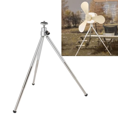 PUNELE Lüfter Leichte Dreieckige Unterstützung, Camping Im Freien Vertikaler Stativ mit 6-mm-Fadenverengung mit Einverstellbarem Speicherplatz 15-30 Cm Aluminiumlegierung für Home PUNELE Lüfter Leichte Dreieckige Unterstützung, Camping Im Freien Vertikaler Stativ mit 6-mm-Fadenverengung mit Einverstellbarem Speicherplatz 15-30 Cm Aluminiumlegierung für Home von PUNELE
