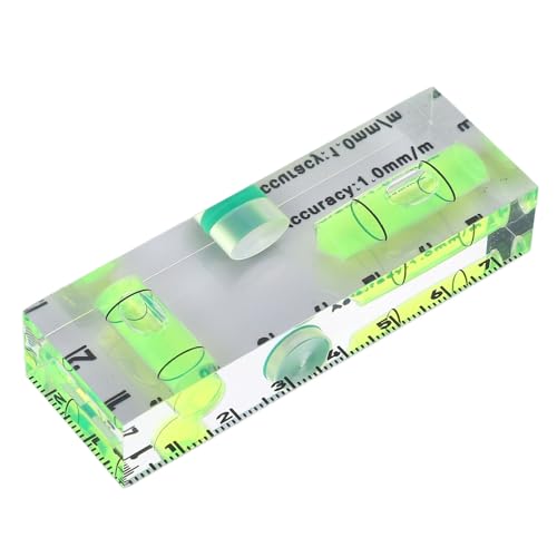 PUNELE Mini Bubble Level Magnetisches Acryl-Level-Werkzeug mit 2 Bubbles mit Hoher Sichtbarkeit für Horizontale und Vertikale Messung 75x25x15mm PUNELE Mini Bubble Level Magnetisches Acryl-Level-Werkzeug mit 2 Bubbles mit Hoher Sichtbarkeit für Horizontale und Vertikale Messung 75x25x15mm von PUNELE