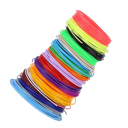 PCL-Filament 2,5 Mm Nachfüllungen I 20×16×5 20 Farben 1,75 Mm PCL-Filament-Nachfüllungen für Drucker Druckstift Niedrige Temperatur von PUNELE