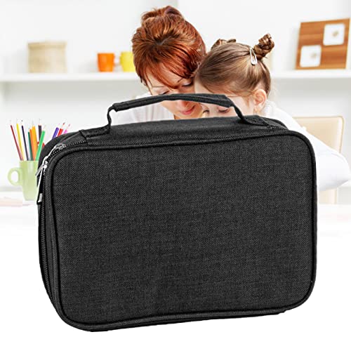PUNELE Reißverschluss Zeichnung Bleistift Pouch Multifunktionales Bleistiftkoffer Minimalistische Design mit Griff -Kapazität Polyester für Schreibwarenschmuck PUNELE Reißverschluss Zeichnung Bleistift Pouch Multifunktionales Bleistiftkoffer Minimalistische Design mit Griff -Kapazität Polyester für Schreibwarenschmuck von PUNELE