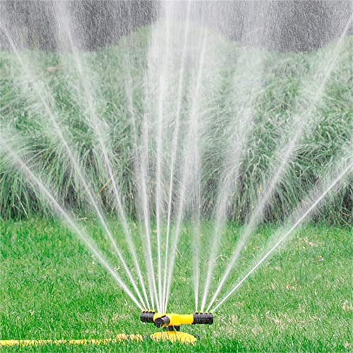 Rotierende Rasensprinkler, 360 Grad Automatische Bewässerungsgarten -Sprinkler -Wasseranlage mit Breiter Abdeckung, für Rasenflächen, Gärten (Nur rotierende Sprinkler) von PUNELE