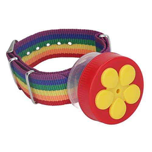 Verstellbare Handheld -Blumenform -Kolibri Handgelenk Feeder mit Abnehmbarem Riemen, Farbenfrohe Handgelenks Fütterungsinstrument Zum Entspannen und Erliegen, Leicht zu Reinigen von PUNELE