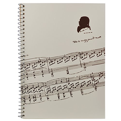 Punk Musik-Manuskript-Papier mit 50 Seiten Musik leere Seiten Musik-Notizbuch Music Sheet White von PUNK