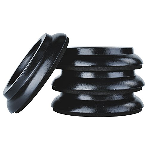 Upright Piano Caster Cups,Premium Qualität Hartholz Piano Caster Pads Möbel Bein Pad Set von 4, mit Anti-Rutsch-Feuchtigkeit-Proof & Anti-Noise-Filz-Pads für Hartholz Bodenschoner ((Hartholz-Schwarz) Upright Piano Caster Cups,Premium Qualität Hartholz Piano Caster Pads Möbel Bein Pad Set von 4, mit Anti-Rutsch-Feuchtigkeit-Proof & Anti-Noise-Filz-Pads für Hartholz Bodenschoner ((Hartholz-Schwarz) von PUNK