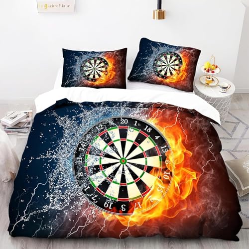 PUOJIEAT Bettwäsche 140x200 Darts Sport Weich Mikrofaser Bettwäsche-Sets Dartscheibe Bullseye Bettbezug mit 2 x Kissenbezug 80x80 cm 3D Bettzeug Set e.1113 PUOJIEAT Bettwäsche 140x200 Darts Sport Weich Mikrofaser Bettwäsche-Sets Dartscheibe Bullseye Bettbezug mit 2 x Kissenbezug 80x80 cm 3D Bettzeug Set e.1113 von PUOJIEAT