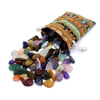 Edelstein Set | Bunter Mix An Natürlichen Trommelsteinen Mischung Aus Echten Edelsteinen Praktisch Im Bunten Stoffbeutel Edelstein Set | Bunter Mix An Natürlichen Trommelsteinen Mischung Aus Echten Edelsteinen Praktisch Im Bunten Stoffbeutel von PURAJA