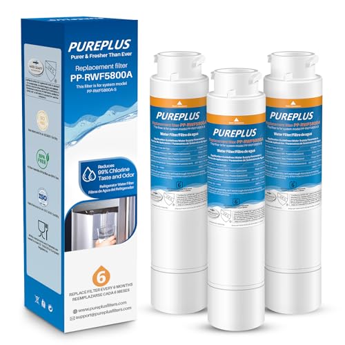 PUREPLUS P-TW-FU01 Kühlschrank-Wasserfilter, Ersatz für Pure Source Ultra II, EWF02, NIGELERO Ultrа II, 3 Stück von PUREPLUS