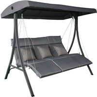 Pure Home&garden - Hollywoodschaukel 'Marianne', anthrazit Pure Home&garden - Hollywoodschaukel 'Marianne', anthrazit von PURE HOME & GARDEN