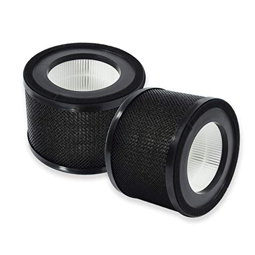 PUREBURG AP001 Ersatzfilter Kompatibel mit HERILIOS HS-AP001 & TaoTronics TT-AP001 Luftreiniger,H13 3-Stufen-Filtration, 2er-Pack von PUREBURG