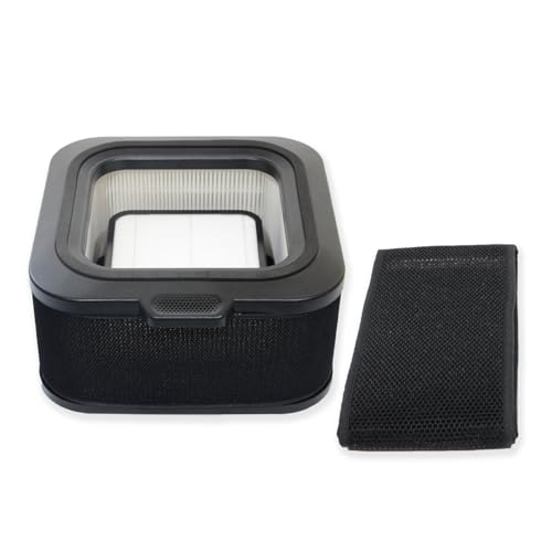 PUREBURG Ersatz-Filter-Set, kompatibel mit Mila-Luftreiniger, H13 HEPA (mit 2 Filtersocken), Air Clean Dust VOCs, Geruch von PUREBURG