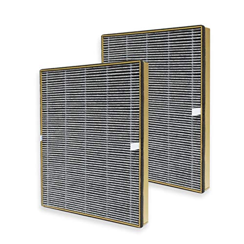 PUREBURG Ersatzfilter kompatibel mit TaoTronics TT-AP002 & VAVA VA-EE008 Luftreinigern, 2er-Pack H13 HEPA Aktivkohle, 2-in-1 Air Clean VOC Staub von PUREBURG